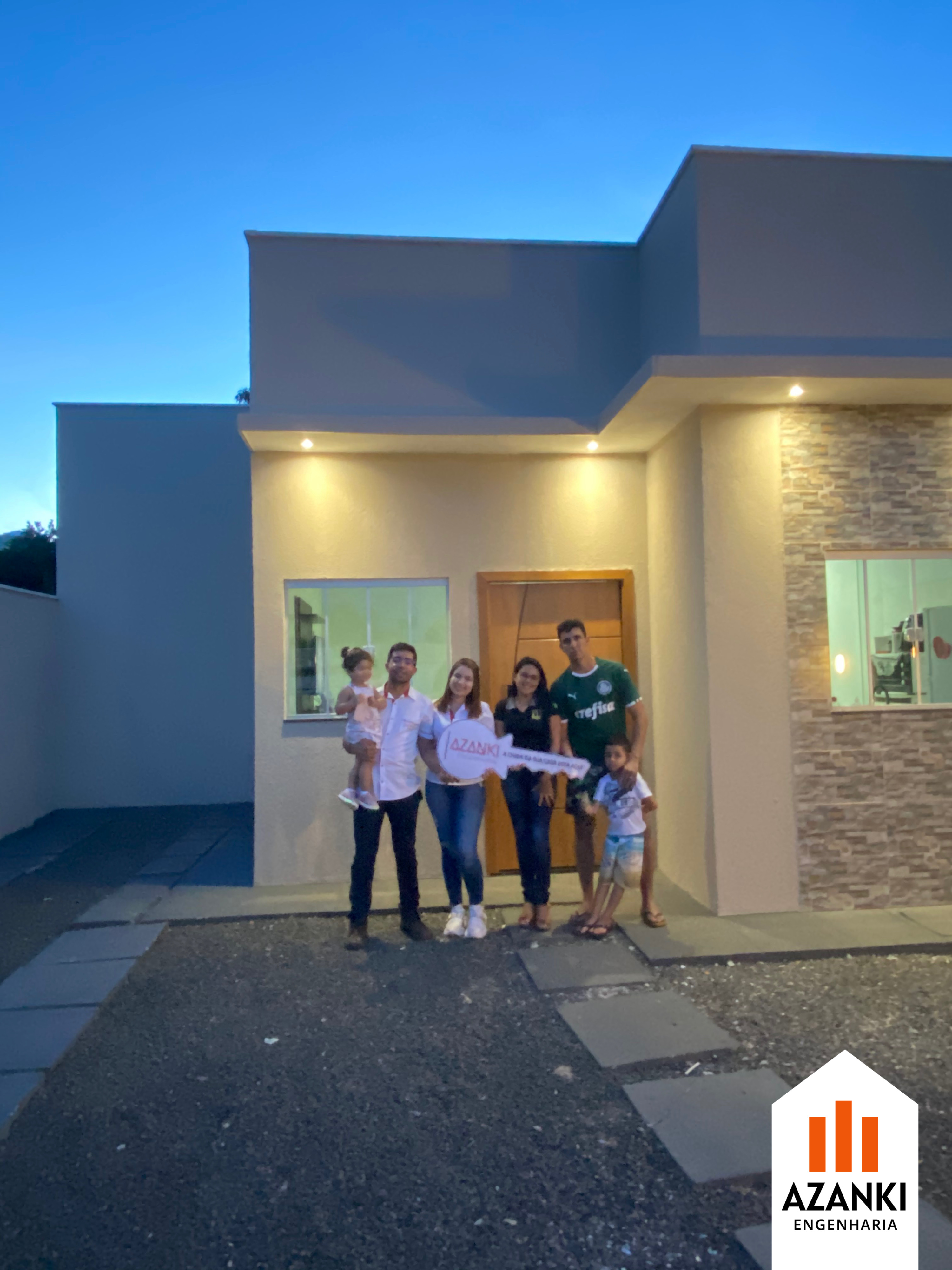 Obra entregue — Fachada concluída