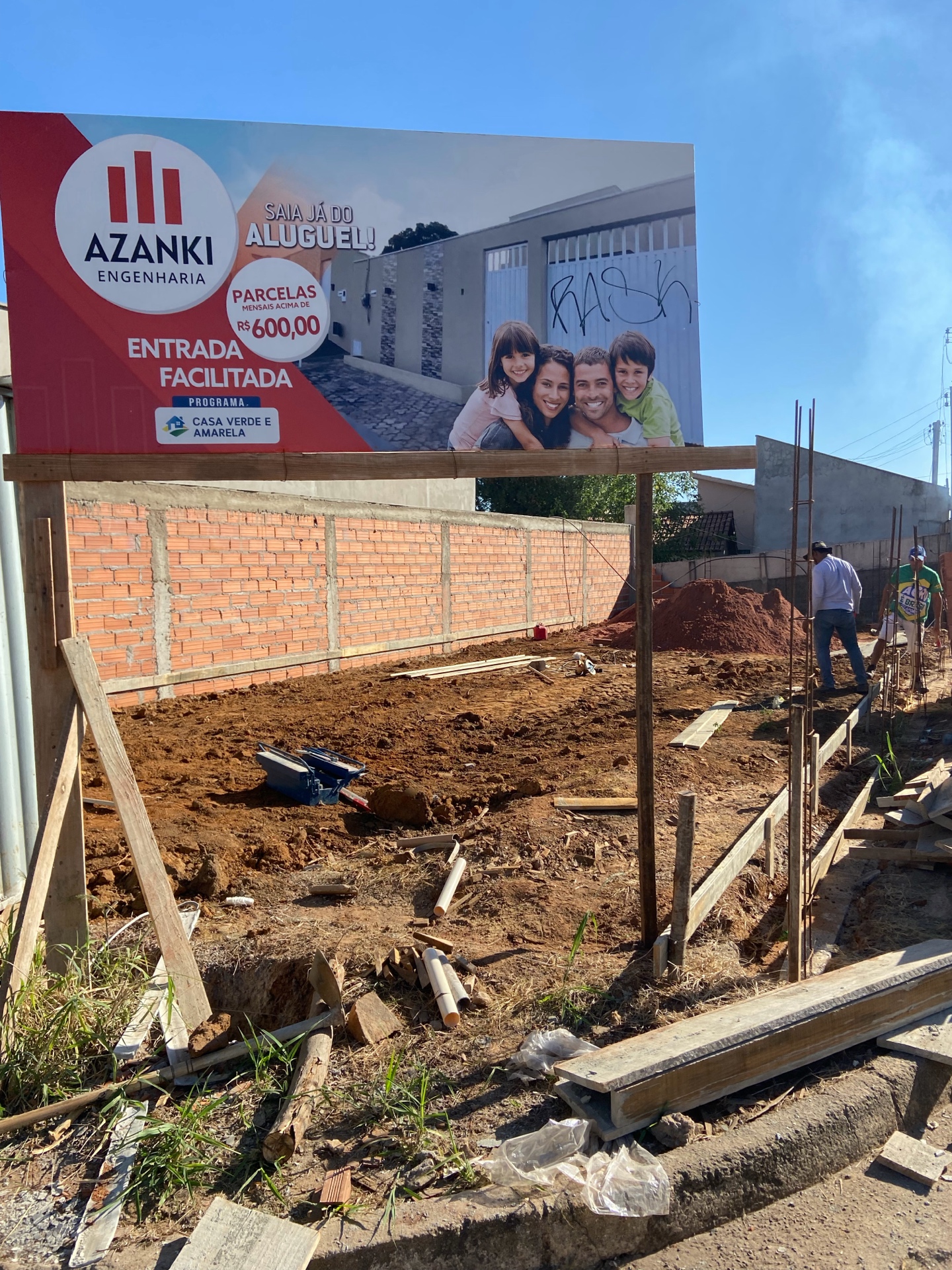 Obra entregue — Área externa