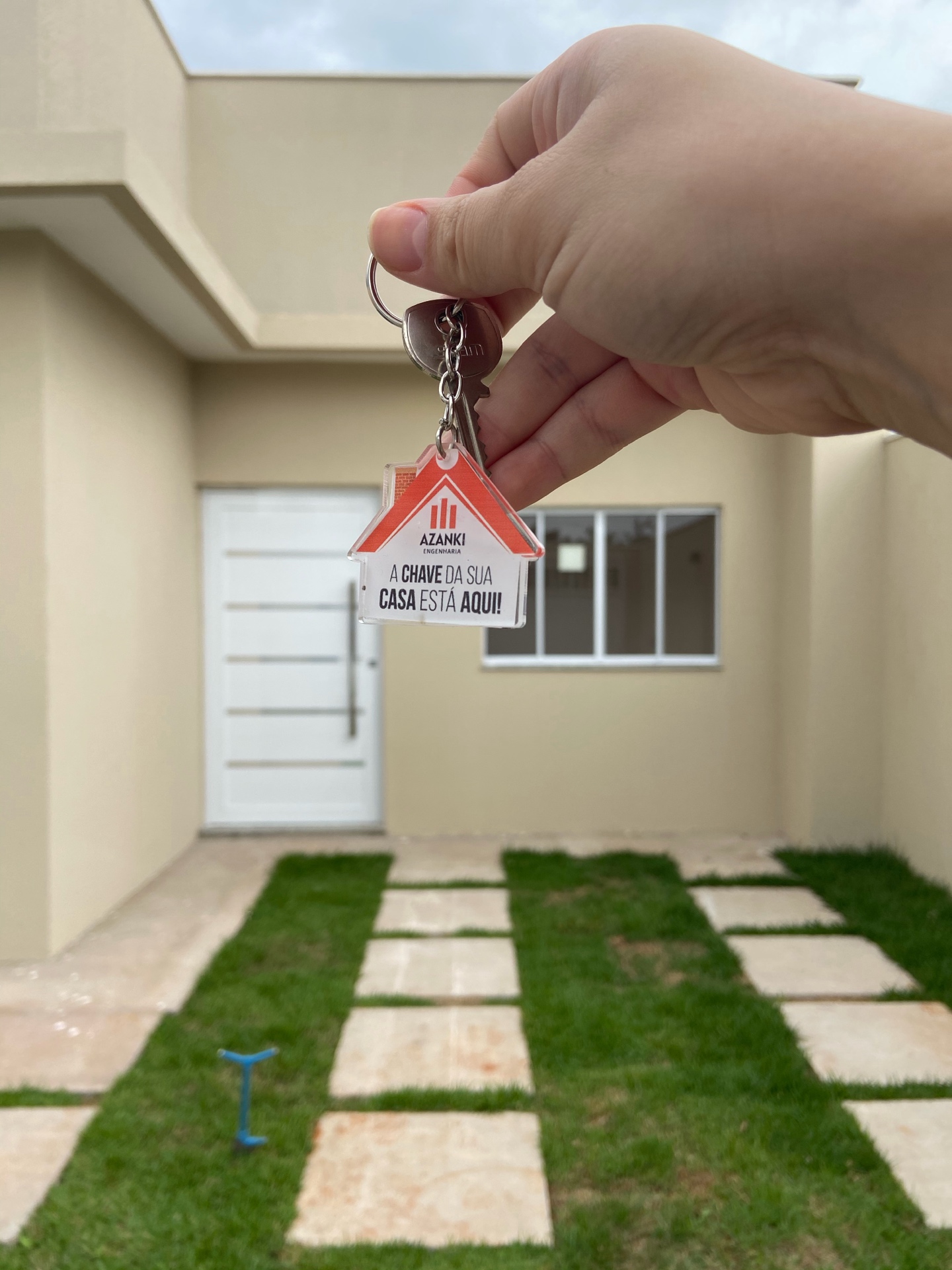 Obra entregue — Vista frontal